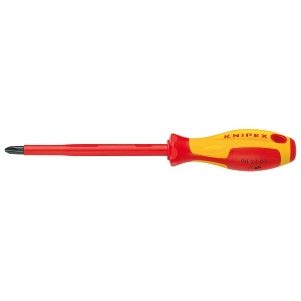 Викрутка для гвинтів з хрестоподібним шліцом Phillips® PH0х60 мм KNIPEX 98 24 00 98 24 00 фото