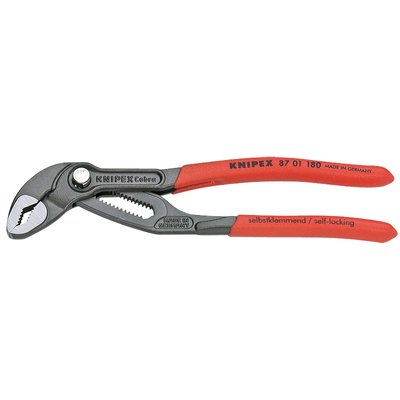 Високотехнологічні сантехнічні кліщі 80 мм KNIPEX Cobra® 87 01 180 87 01 180 фото