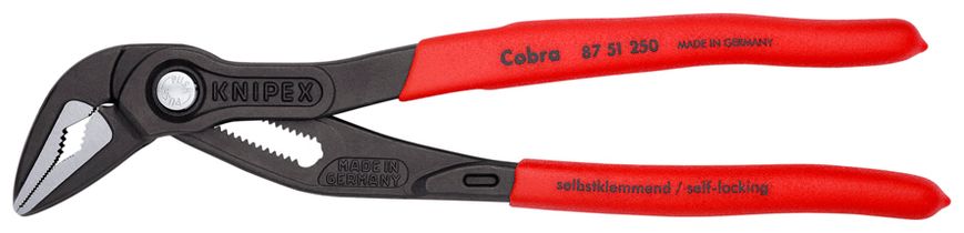 Cobra® ES сантехнические клещи, особо тонкие KNIPEX 87 51 250 87 51 250 фото