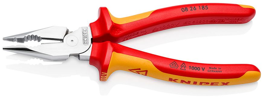 Пассатижи удлиненные 185 мм KNIPEX 08 26 185 08 26 185 фото