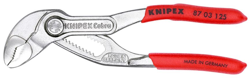 Cobra® Високотехнологічні сантехнічні кліщі KNIPEX 87 03 125 87 03 125 фото