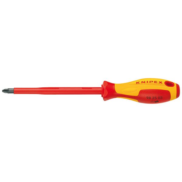 Викрутка для гвинтів з хрестоподібним шліцом Pozidriv® PZ4х200 мм KNIPEX 98 25 04 98 25 04 фото