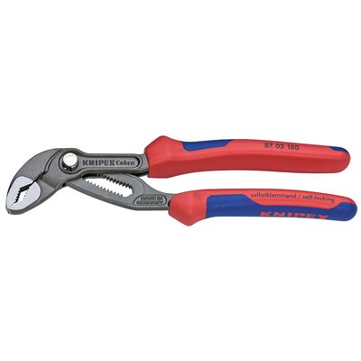 Високотехнологічні сантехнічні кліщі 180 мм KNIPEX Cobra® 87 02 180 87 02 180 фото