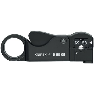 Инструмент для снятия изоляции с коаксиальных кабелей KNIPEX 16 60 05 SB 16 60 05 SB фото