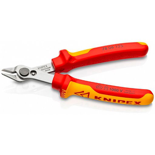 Electronic Super Knips® ізольовані 125 мм KNIPEX 78 06 125 78 06 125 фото