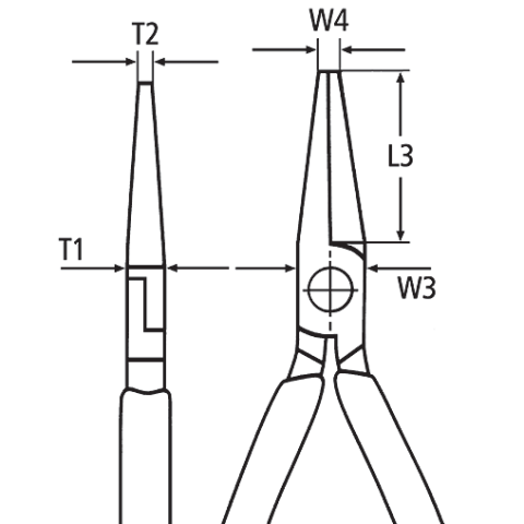 Довгогубці 190 мм KNIPEX 30 11 190 30 11 190 фото