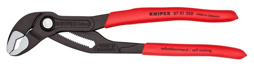 Високотехнологічні сантехнічні кліщі Cobra® 250 мм KNIPEX 87 01 250 87 01 250 фото