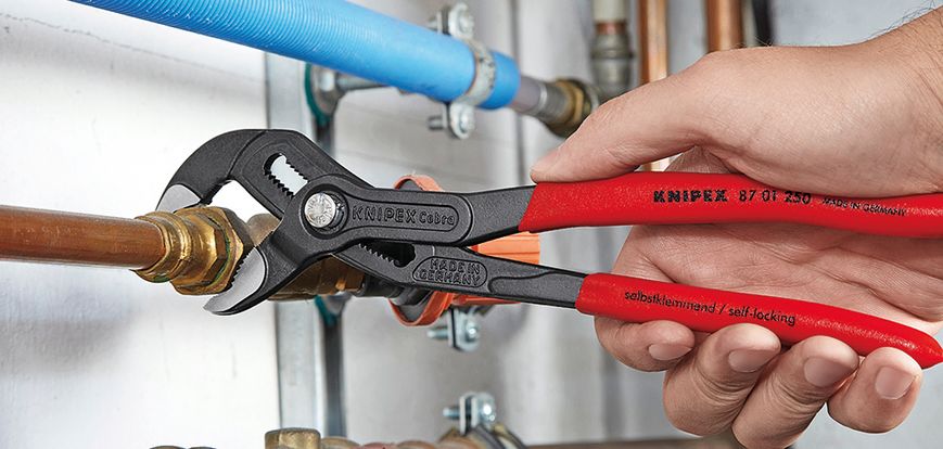 Високотехнологічні сантехнічні кліщі Cobra® 250 мм KNIPEX 87 01 250 87 01 250 фото