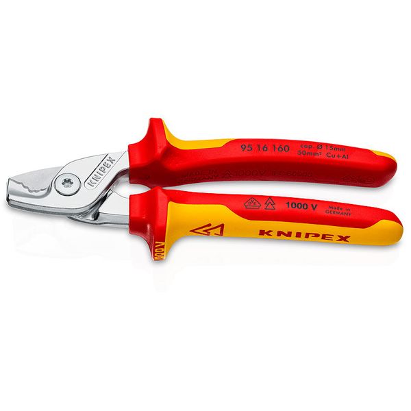 Ножиці для різання кабелю StepCut KNIPEX 95 16 160 95 16 160 фото