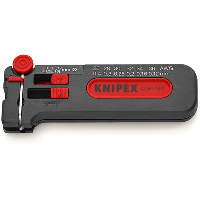 Знімач ізоляції модель Mini KNIPEX 12 80 040 SB 12 80 040 SB фото