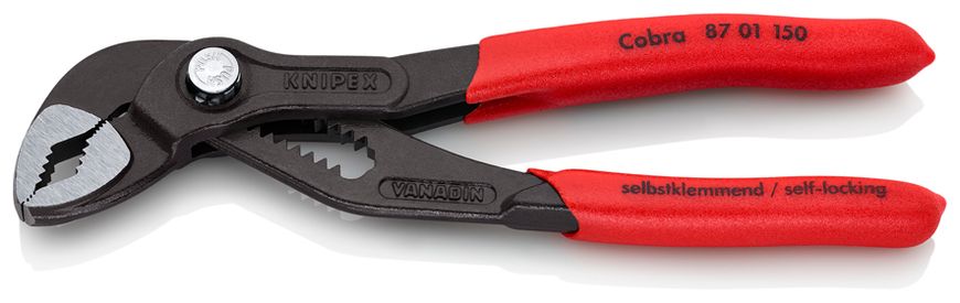 Високотехнологічні сантехнічні кліщі KNIPEX Cobra® 87 01 150 87 01 150 фото