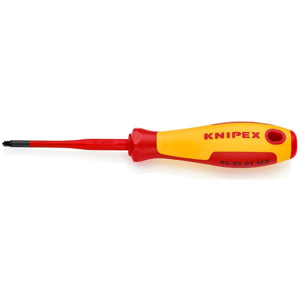 Викрутка (тонка) PlusMinus Pozidriv® PZ1 KNIPEX 98 25 01 SLS 98 25 01 SLS фото